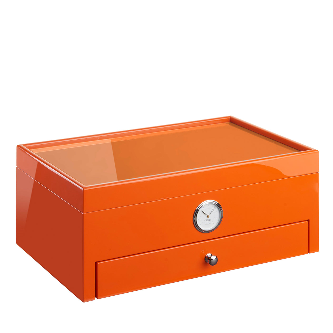 Humidor couleur orange (édition spéciale club)  - Vue principale