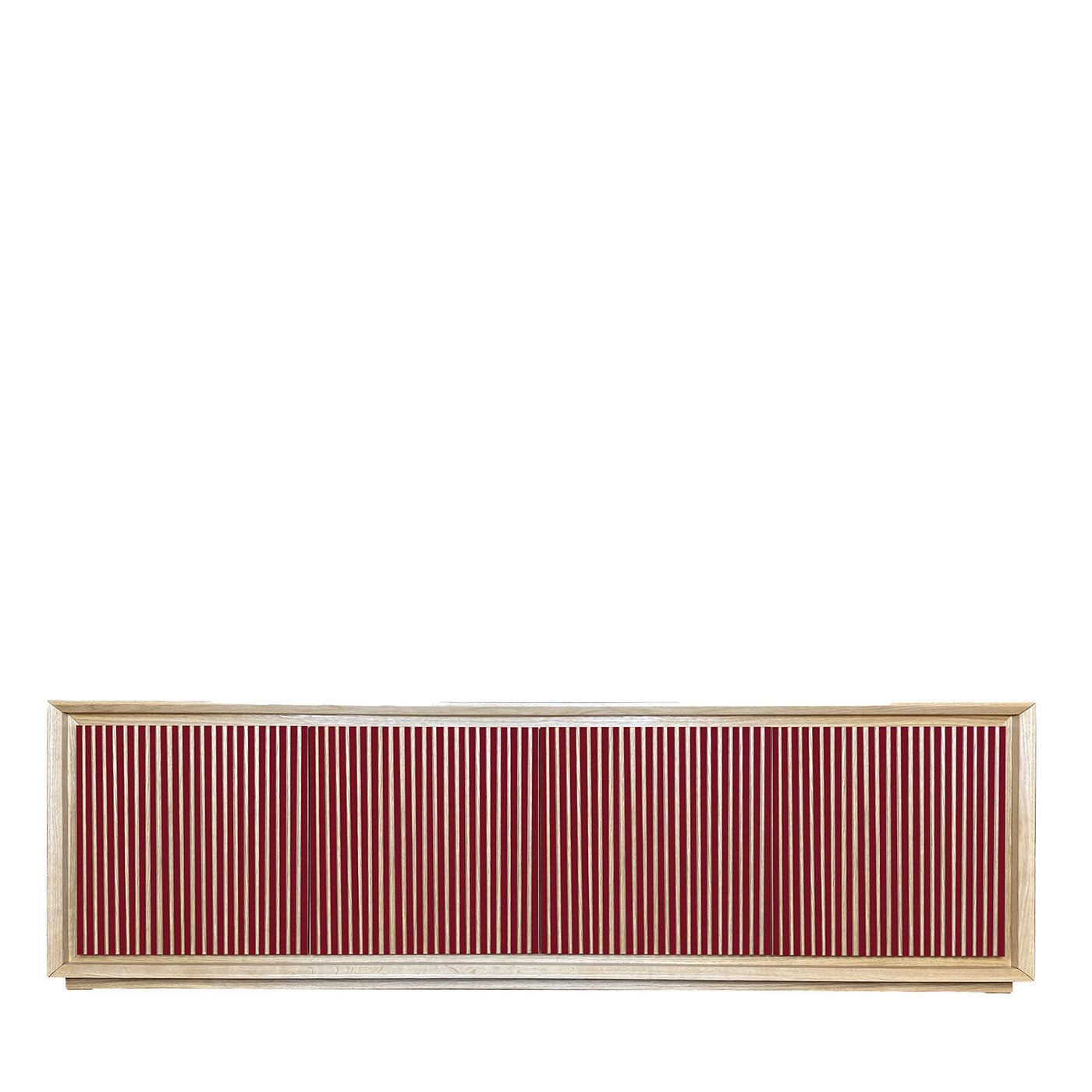 Fuga Rubino 4-Door Grooved Ruby Sideboard by Mascia Meccani - Main view