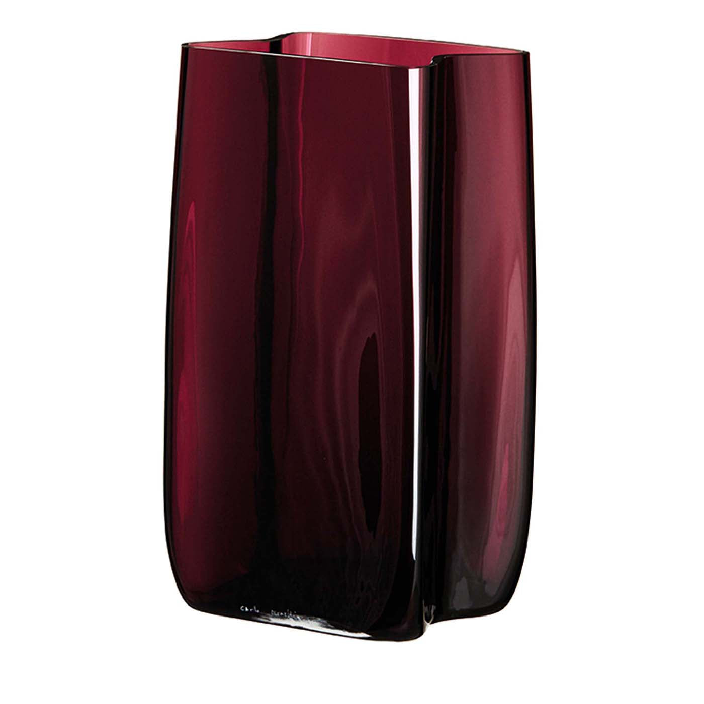 Bosco Medium Vase mit Pflaume mit Voluten von Carlo Moretti - Hauptansicht