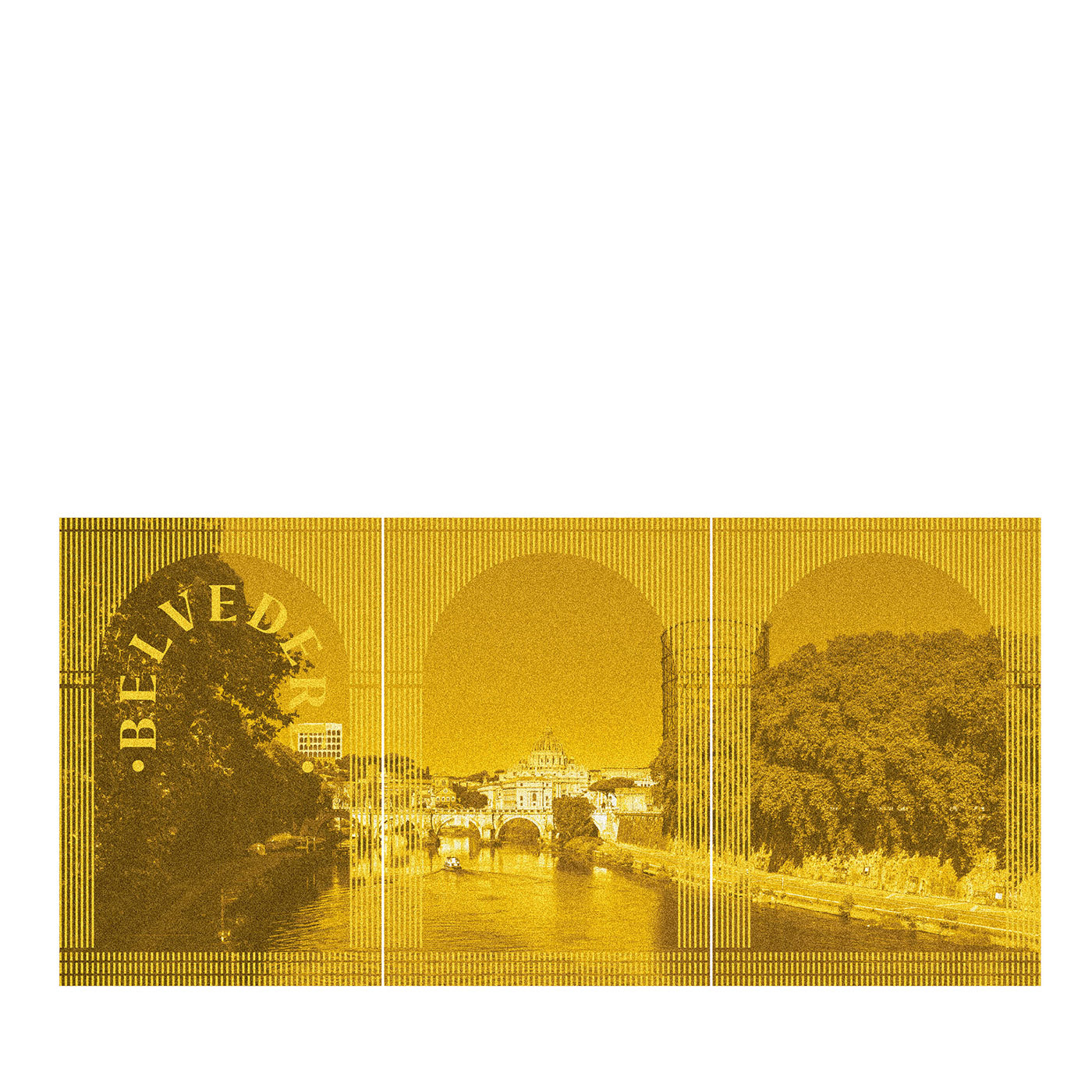 Finestre Tessili Gelber Wandteppich #2 - Alternative Ansicht 1