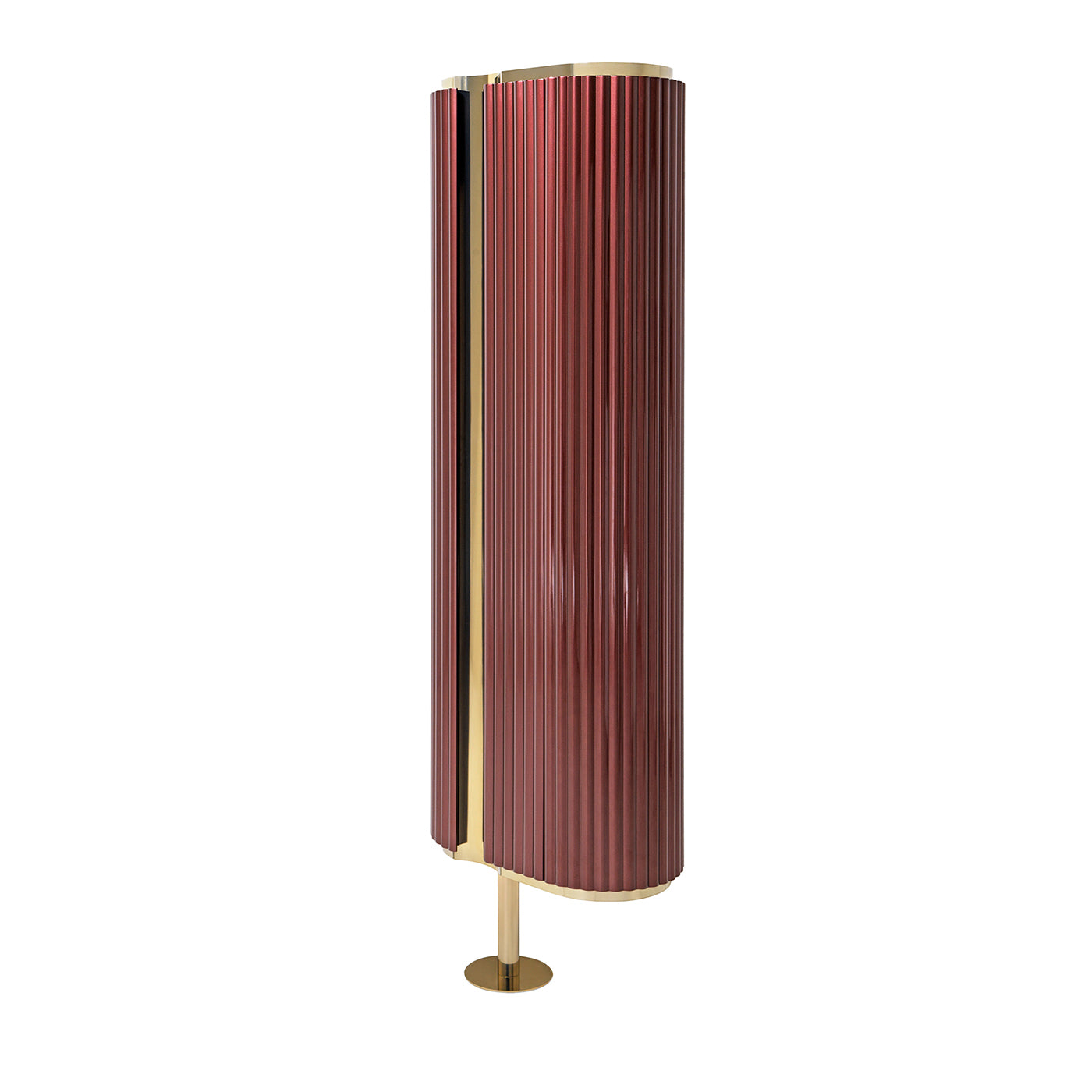 Archimede Glossy Red Swivel Toiletries Column - Main view