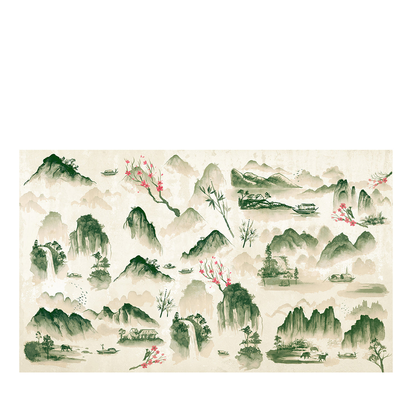 Papel pintado Kunisaki de Matteo Stucchi nº 2 - Vista principal
