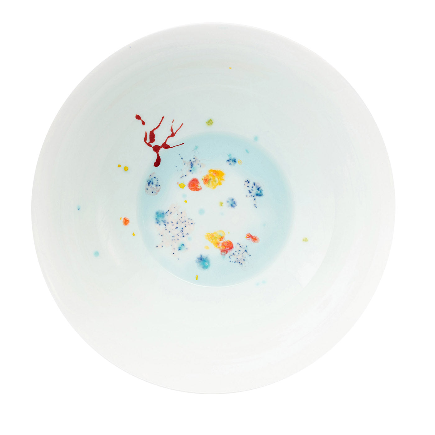 Set of 2 Blue Seabed Soup plate - Main view