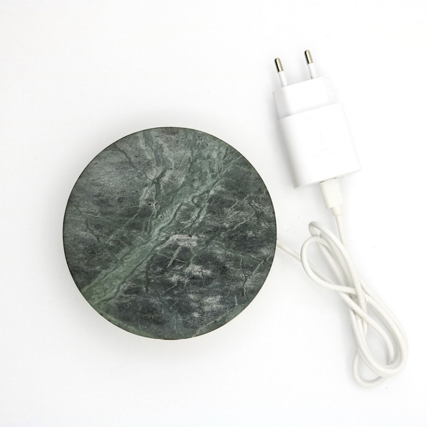 Guatemala Green Marble Base Small Wireless Charger - Alternative view 2