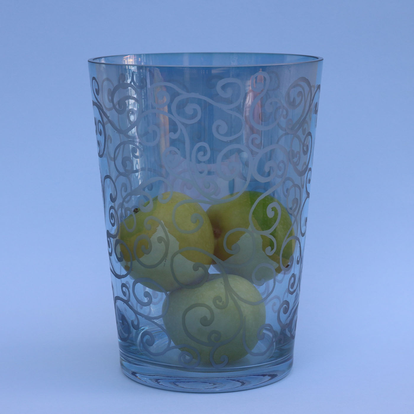 Ritmica Blue Glass Vase - Alternative view 1