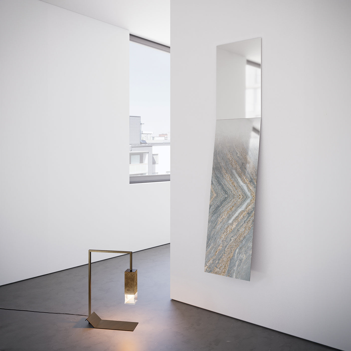 Miroir en marbre sans décoloration  - Vue alternative 2