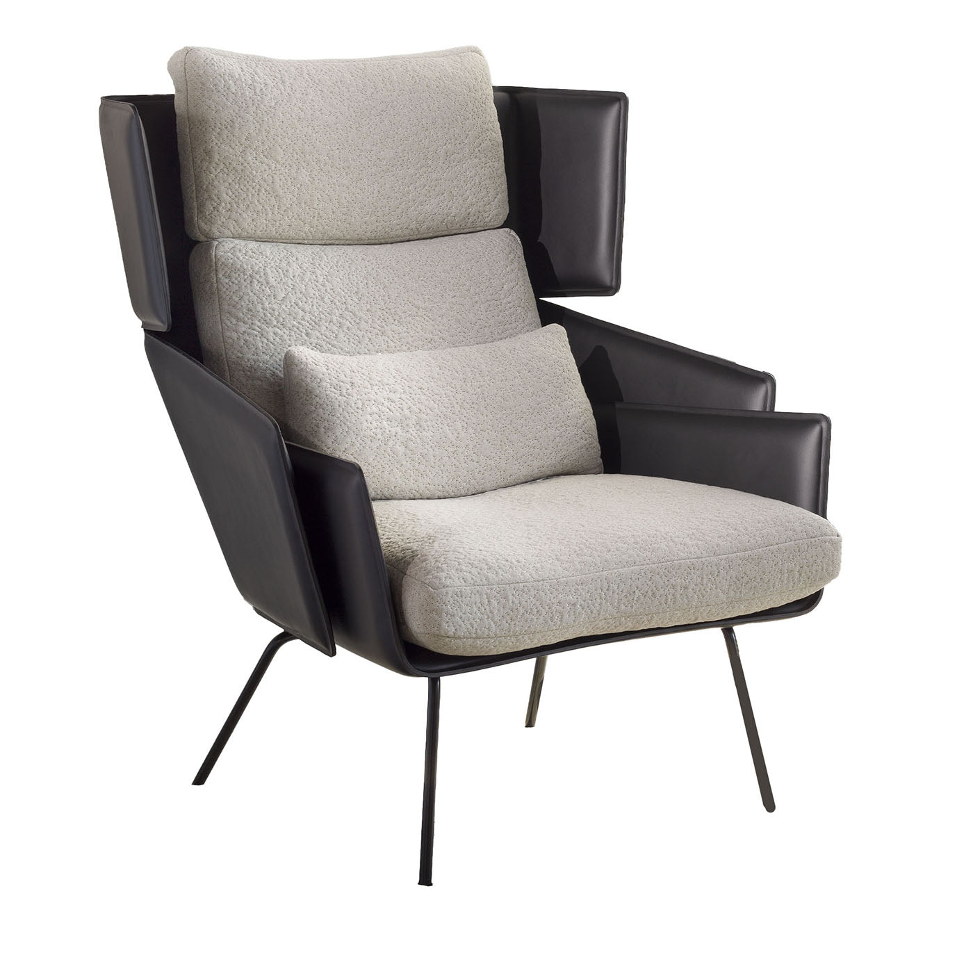 Blade Fiberglass High Lounge Chair by Palomba Serafini - Vue principale