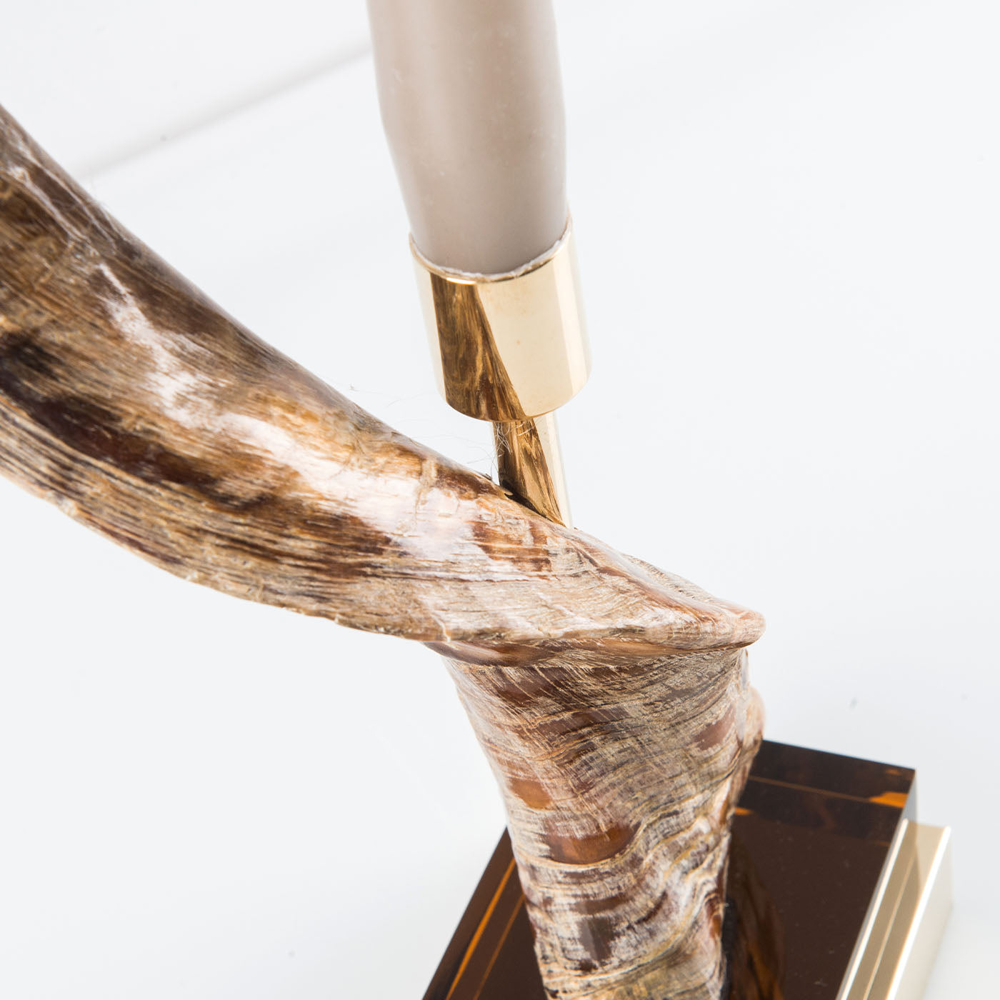 Desert Goat Horn Candle Holder - Alternative view 2