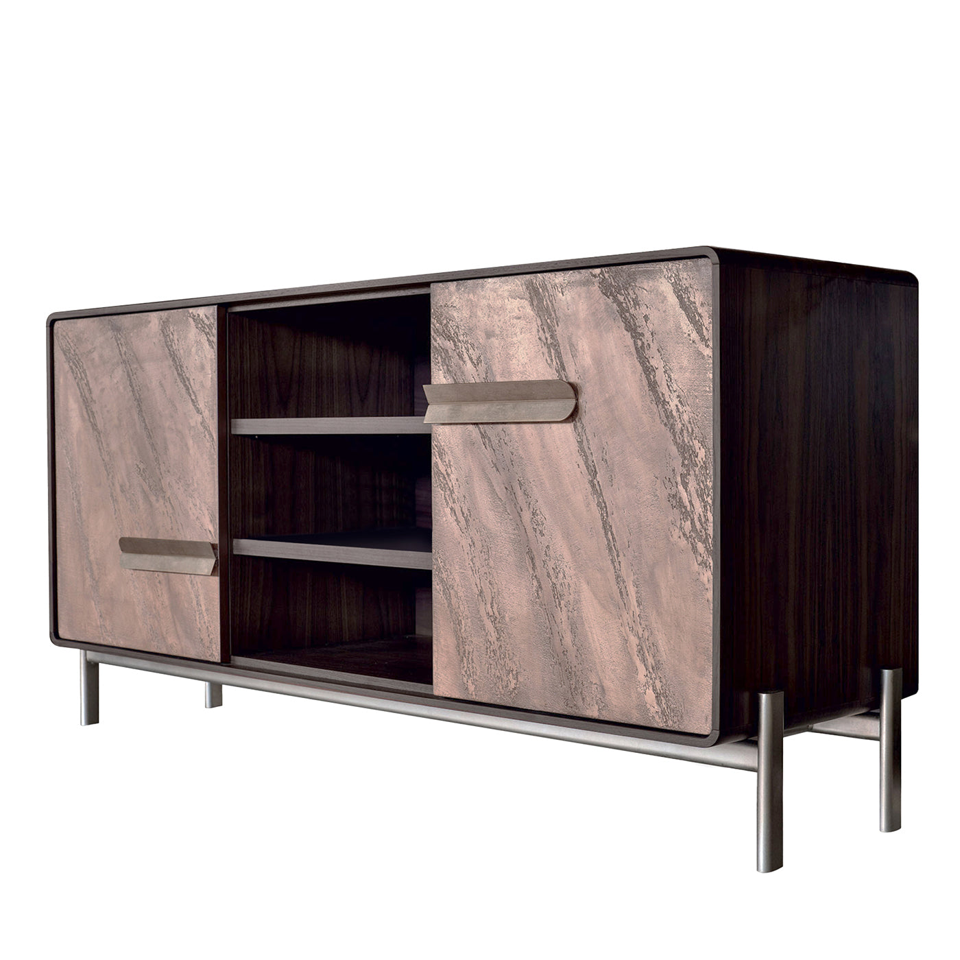 Perseo Canaletto Walnut Sideboard by Studio Archirivolto - Main view