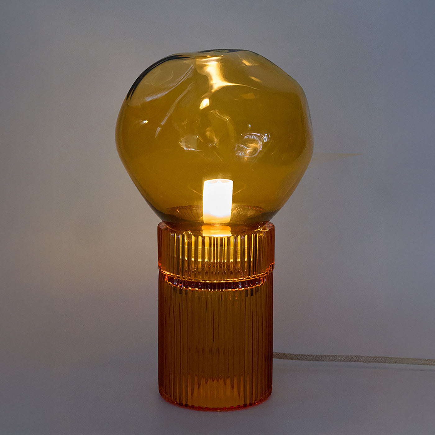 Nina Nuvola Amber Crystal Table Lamp - Alternative view 2