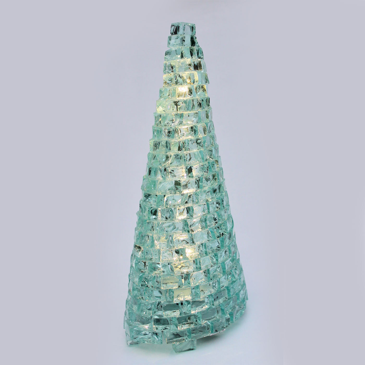 Conè Green Glass Sculptural Lamp - Alternative view 3