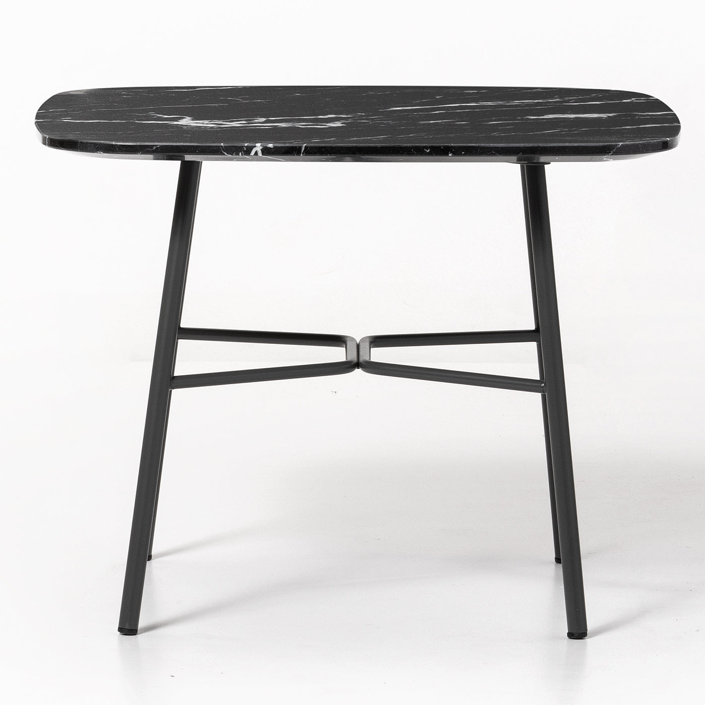 0128 Yuki Square Side Table with Black Marquina Top by Ep Studio - Alternative view 1