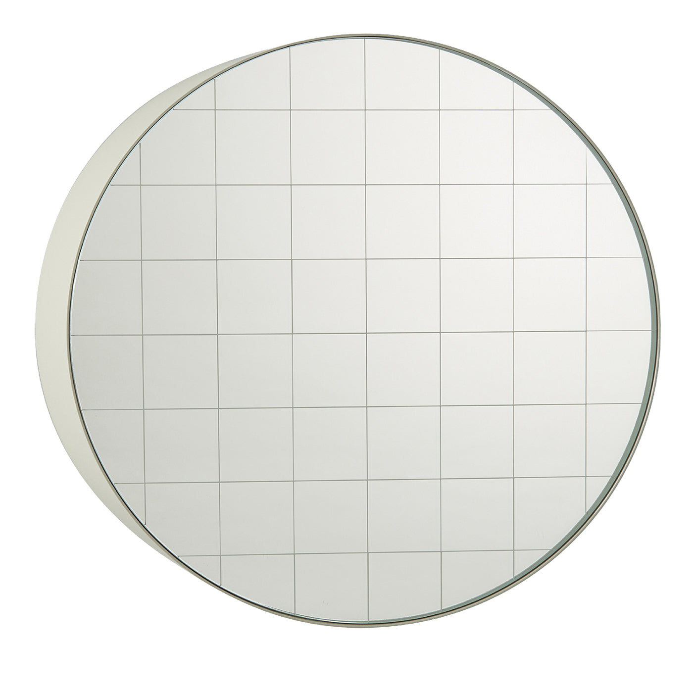 Specchio rotondo grigio Centimetri - Vista principale