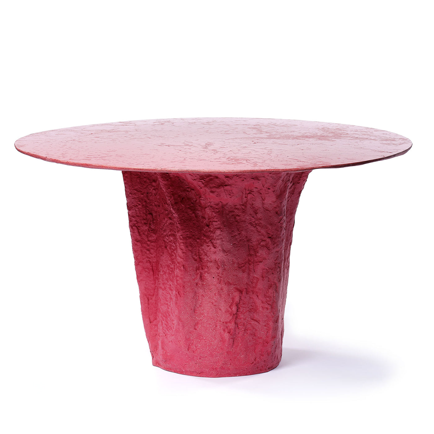 Fondale Corallo Red Glebanite Round Dining Table - Alternative view 1