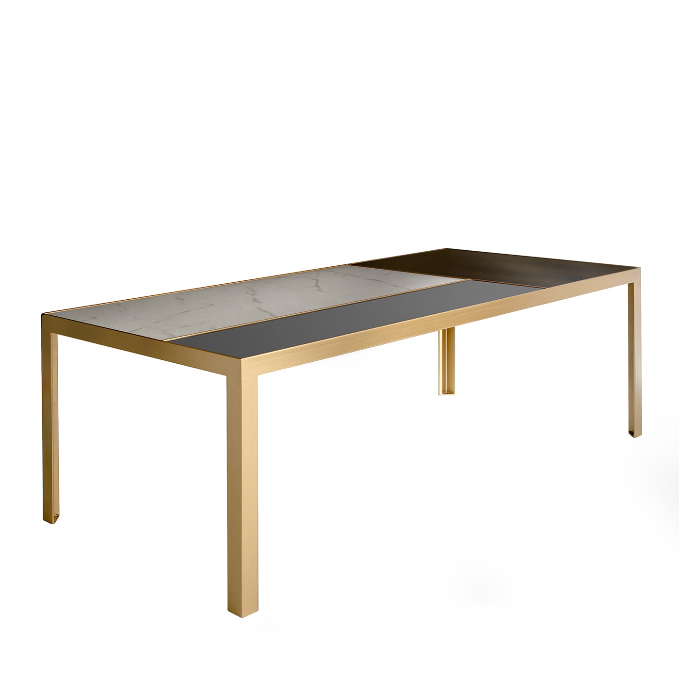 Piet Dining Table with Smoked Eucalyptus Top by Eric Da Costa - Alternative view 2