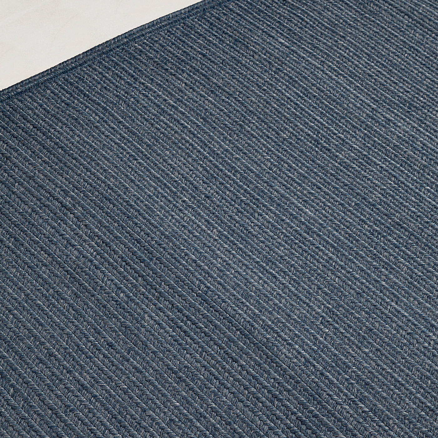 Plain Blue Polypropylene In&Outdoor Rug by Carlotta Fortuna - Alternative view 3