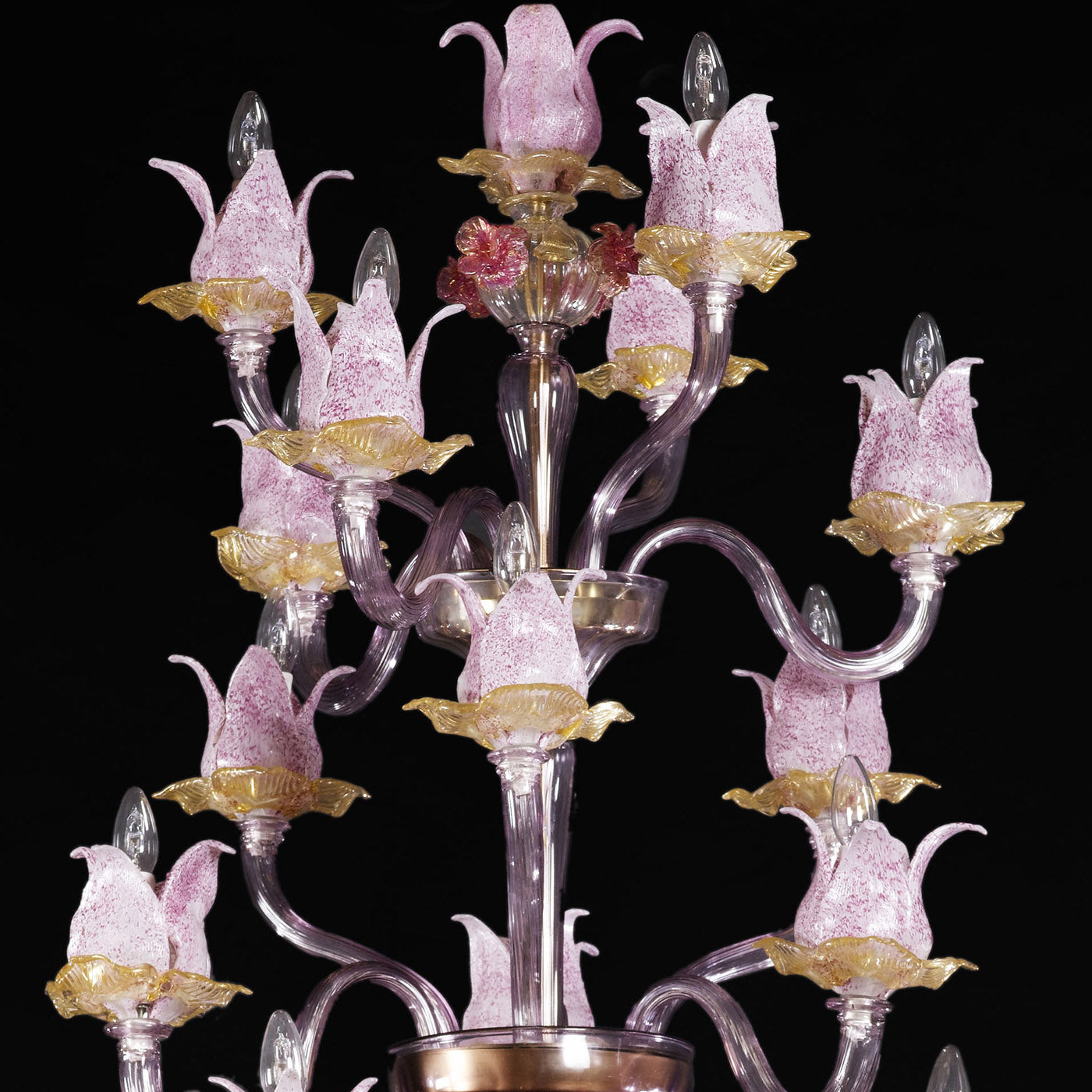 Lámpara de araña rosa Magnolia - Vista alternativa 3