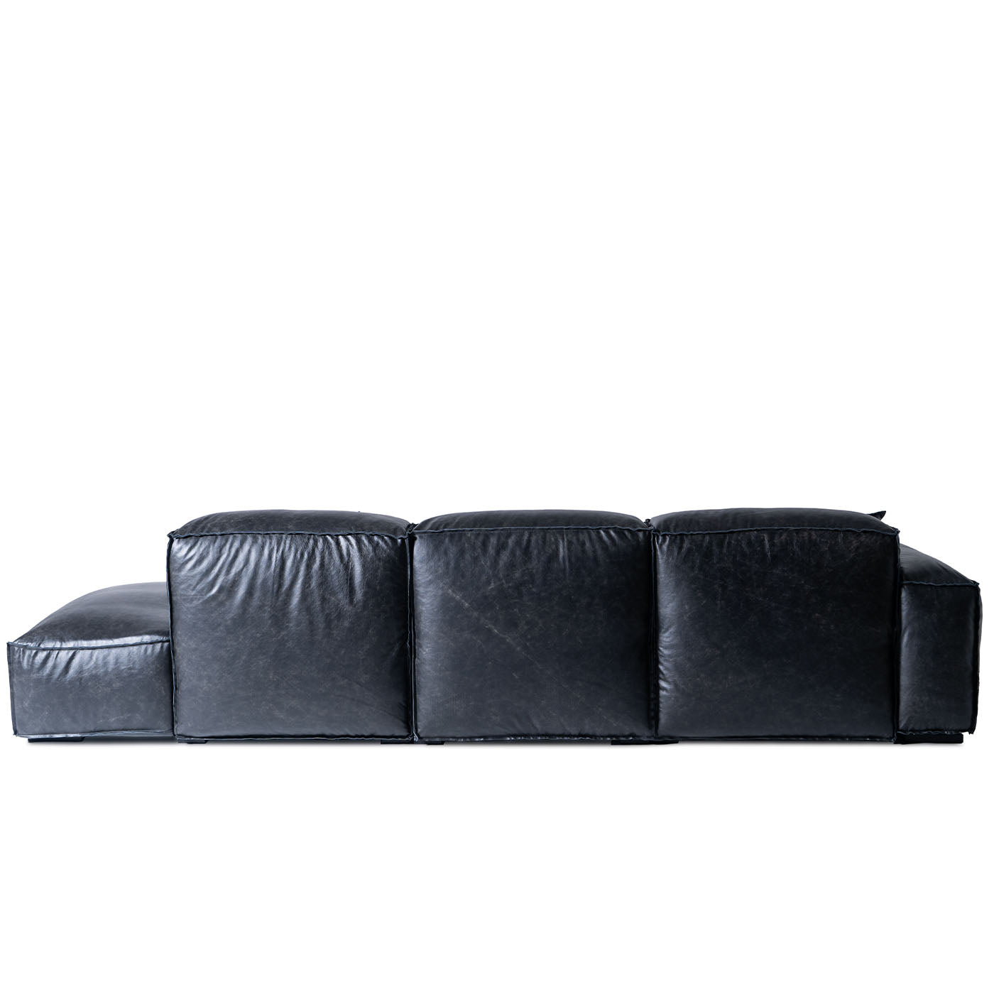 Placido Anthracite Leather Modular Sofa - Alternative view 5