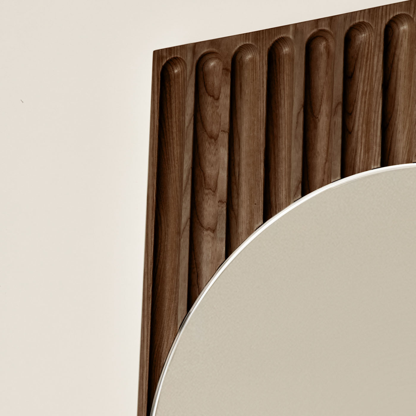 Espejo rectangular de fresno marrón Tutto Sesto - Vista alternativa 1