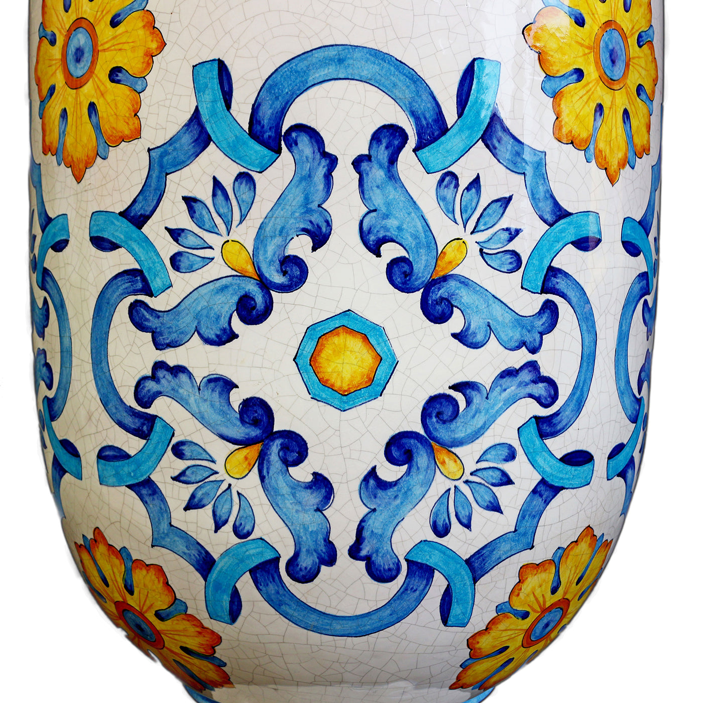 Anemone Sicilia Polychrome Ceramic Vase - Alternative view 2