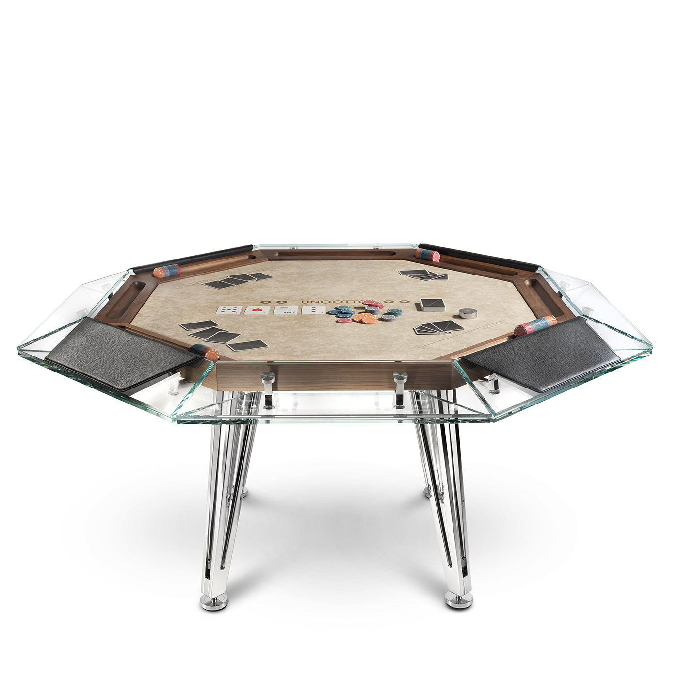 Unootto 8 Player Wood Edition Poker Table - Alternative view 3