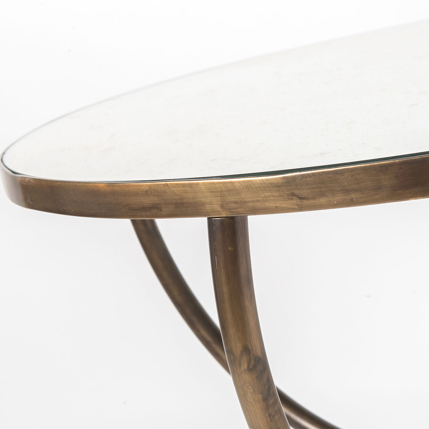 Retrò Oval Brass Bistrò Table - Alternative view 2