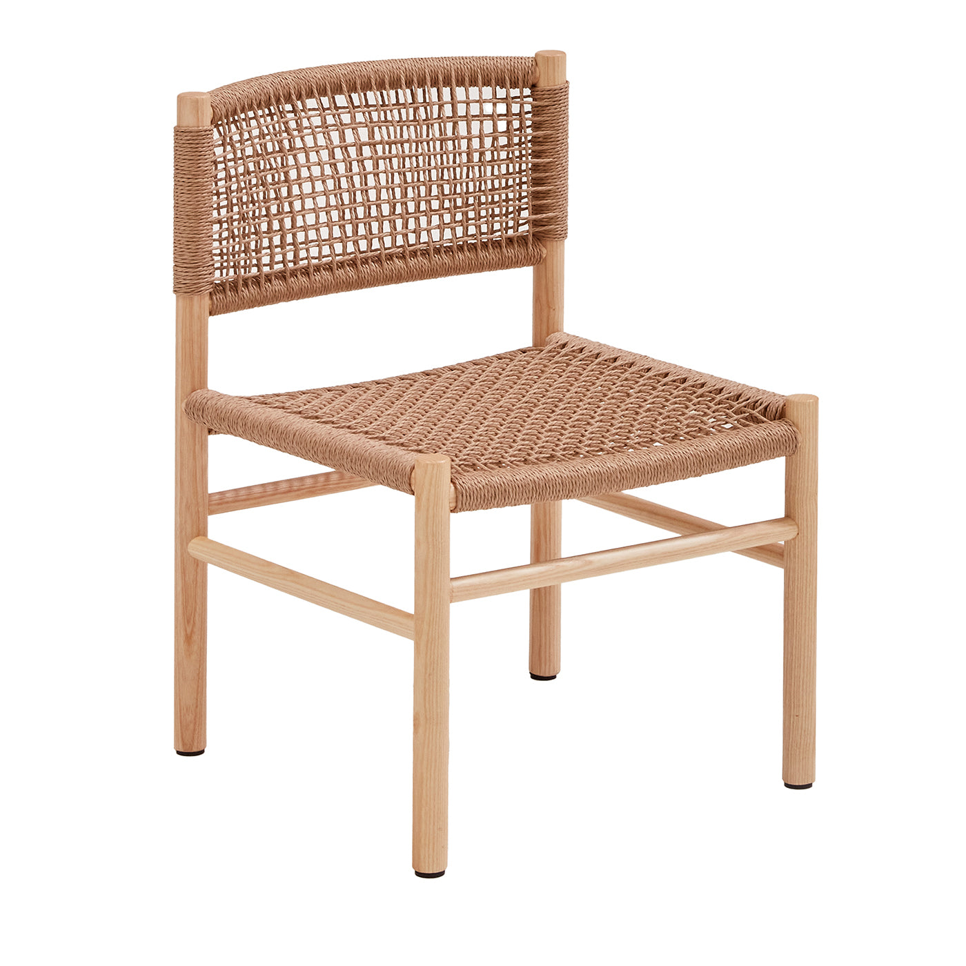 Harry's 816 Woven Cellulose Cord Chair in Ash Wood - Main view