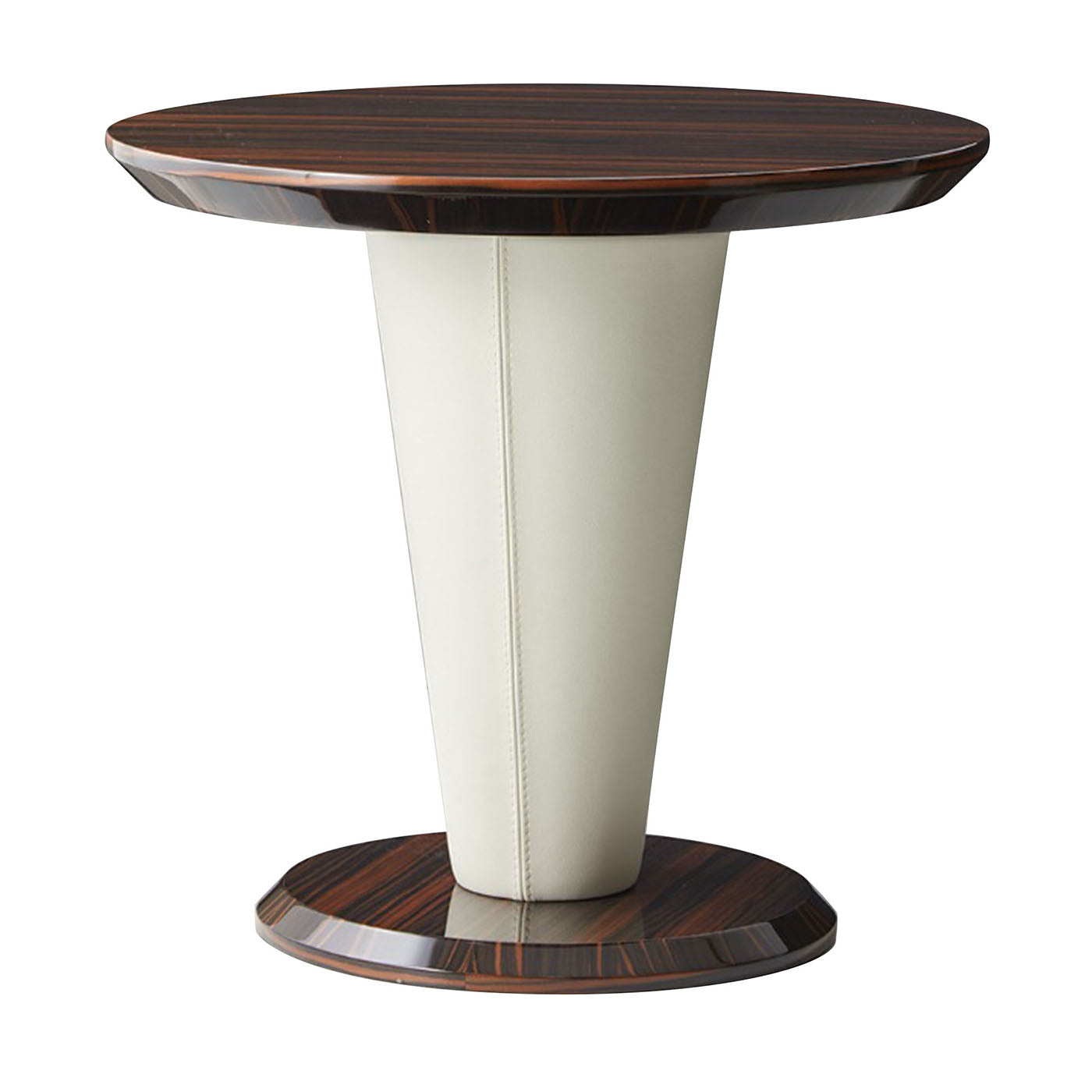 Rocchetto Wood Round Side Table - Main view