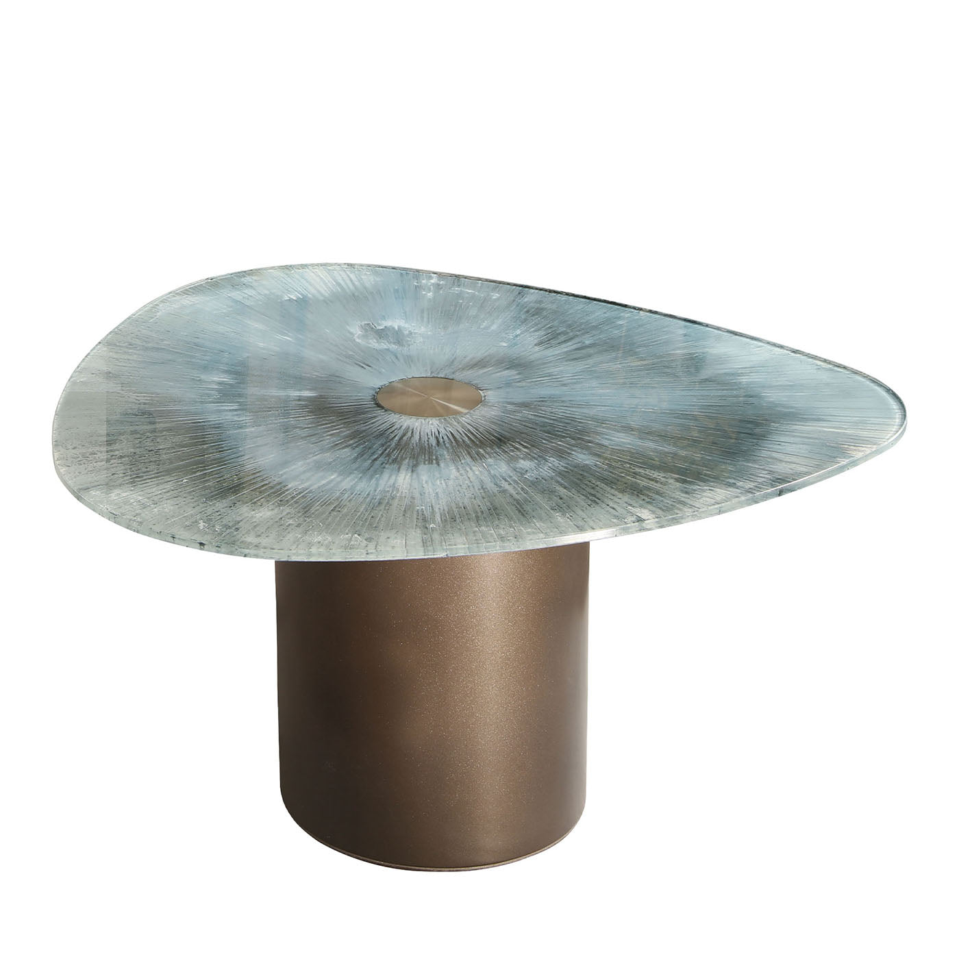 Marea Medium Coffee Table with Tempered Glass Top - Main view