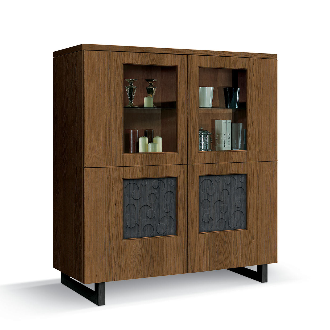 Eclipse Caffè Ash Wood Cabinet - Alternative view 1