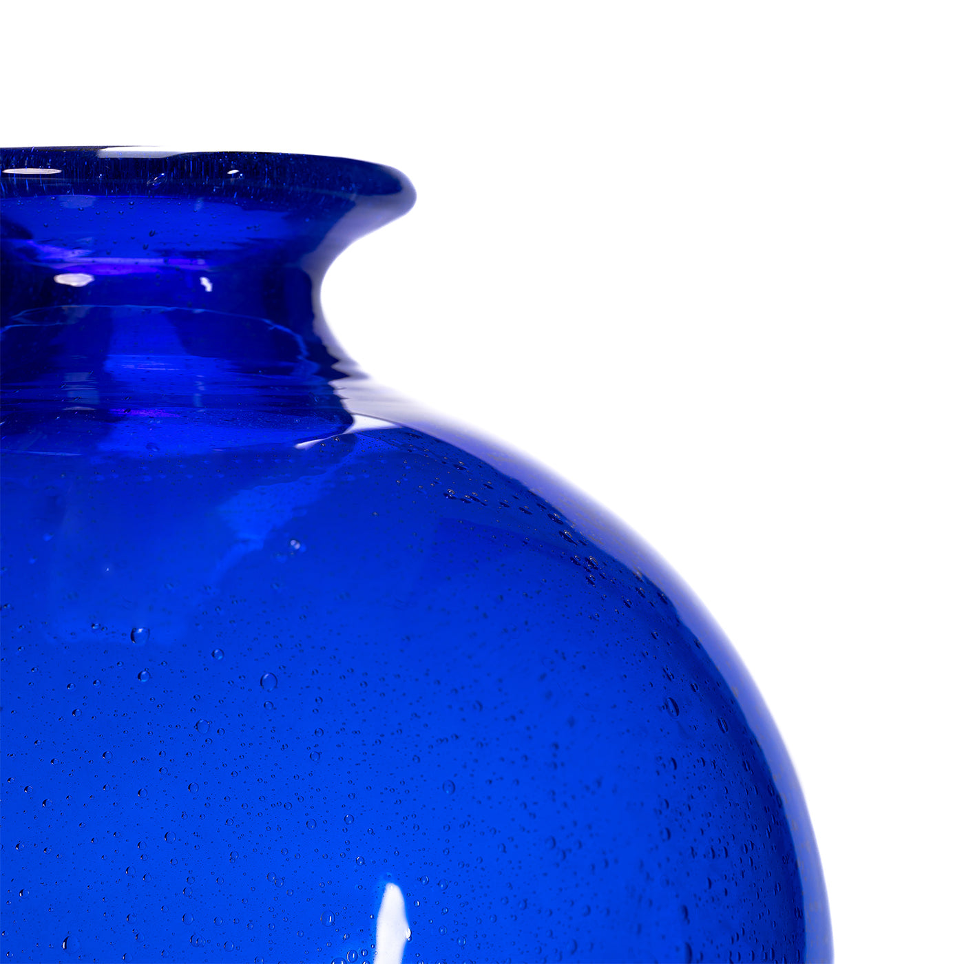 Origine Vaso in vetro di Murano blu - Vista alternativa 2