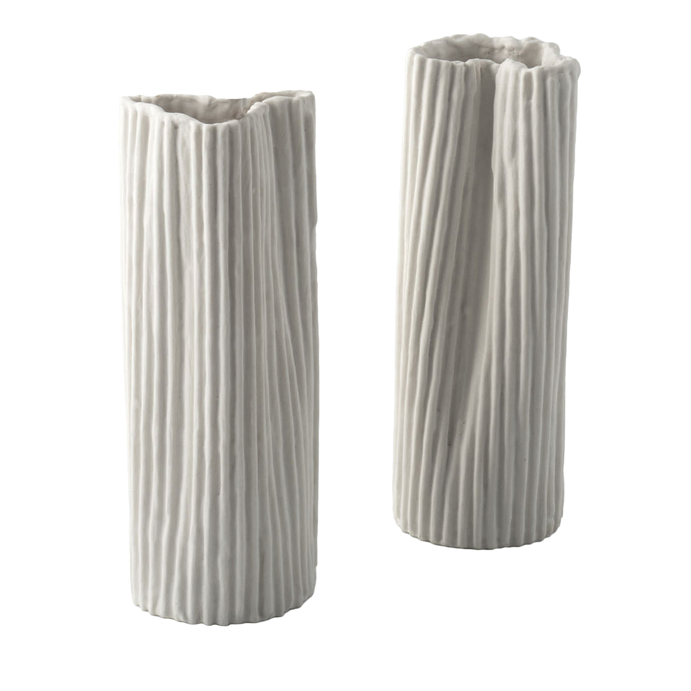 Set of 2 Paesaggio 15 Decorative Vases by Nino Basso #4 - Main view