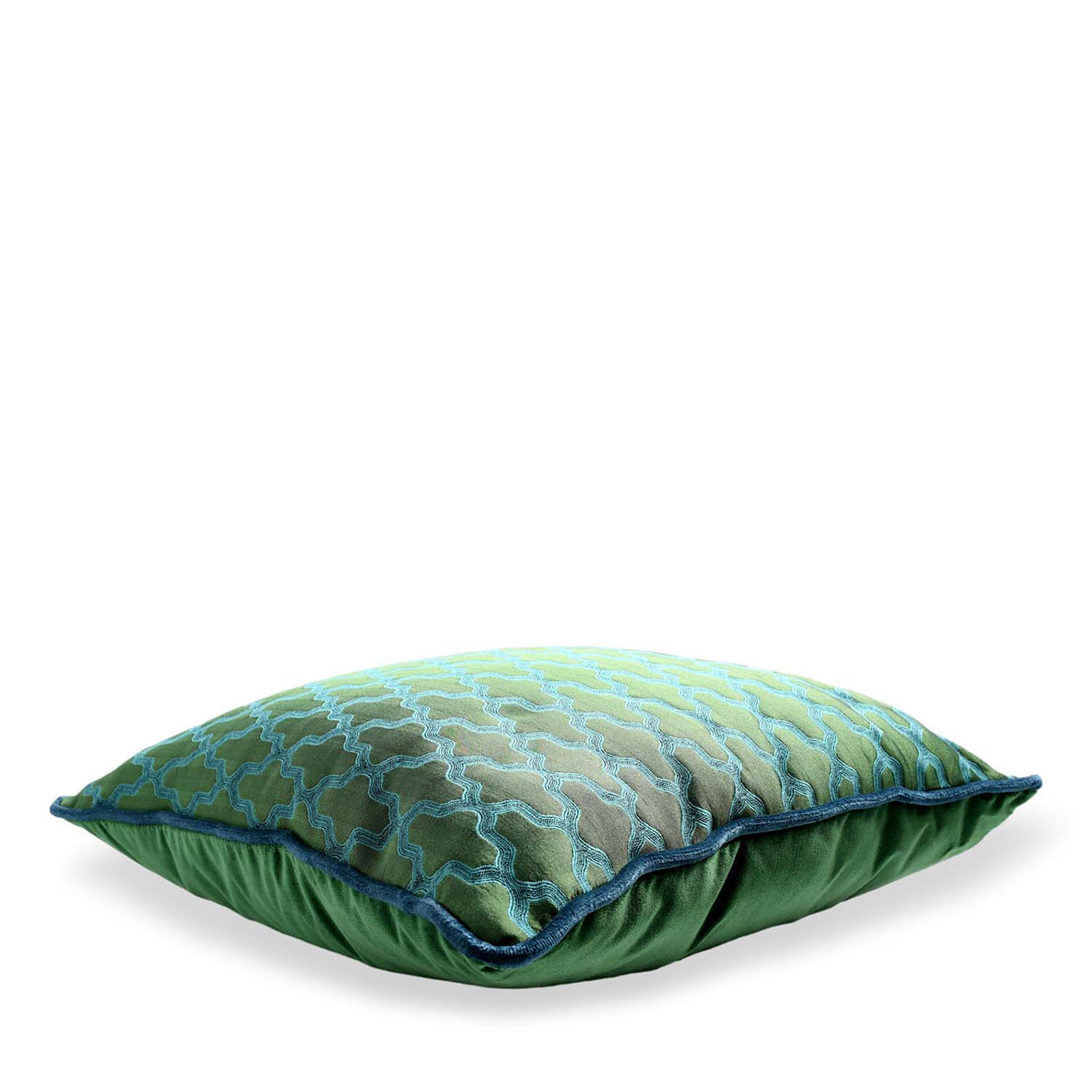 Carrè Cushion in jacquard fabric and Linen Velvet - Alternative view 2