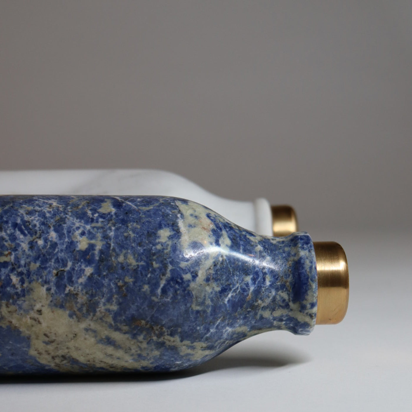 Mr Bottle in Blue Sodalite - Alternative view 1