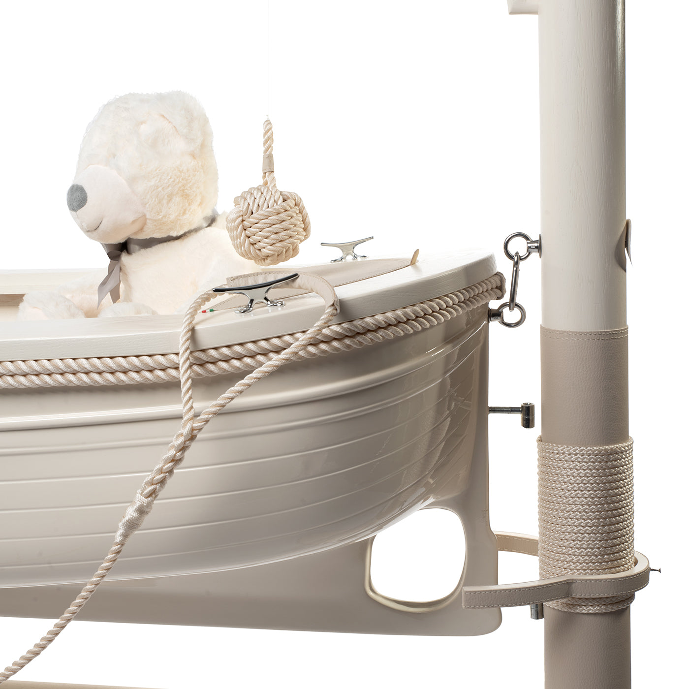 La Barchetta Boat-Shaped White Cradle/Writing Desk - Alternative view 1
