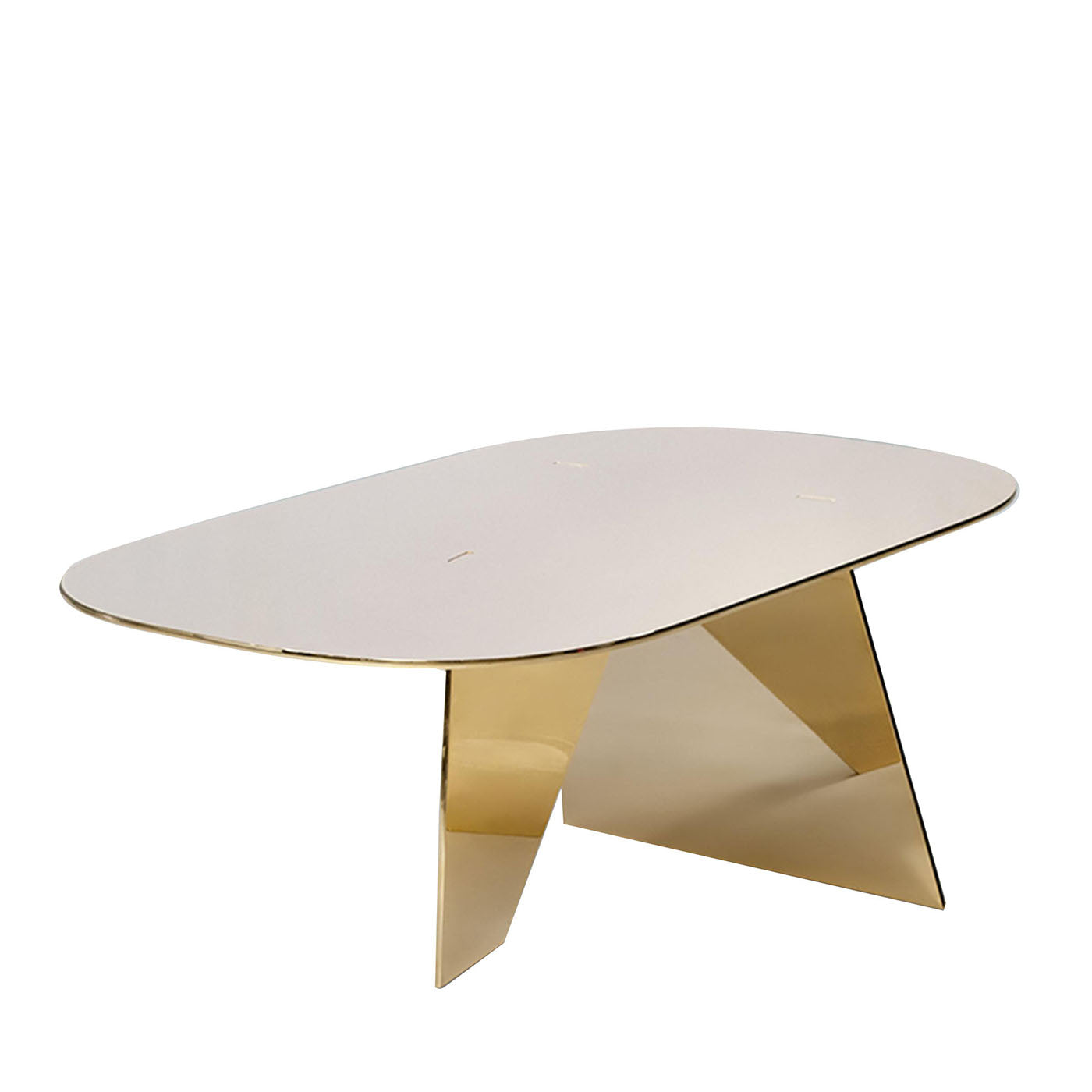 Tavolino in metallo imperfetto - Vista principale