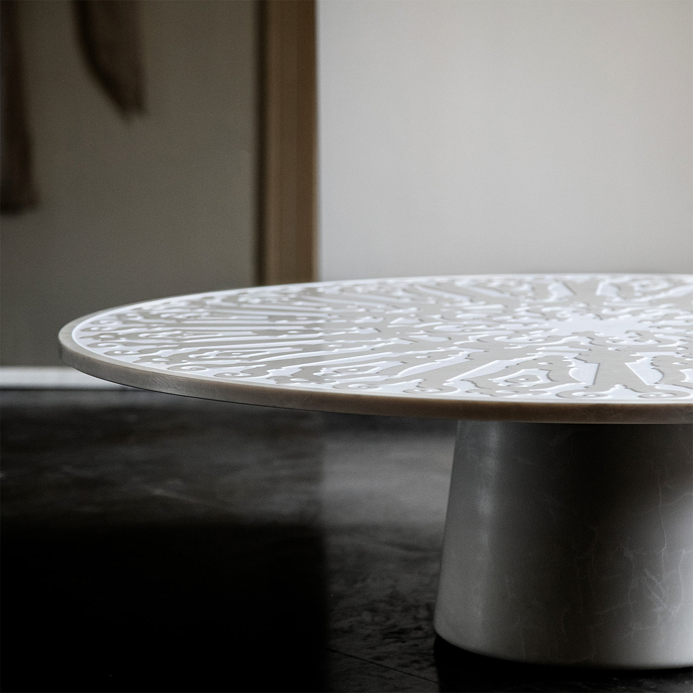 Aragona Pearl White marble Coffee table by Roberto Semprini - Alternative view 3