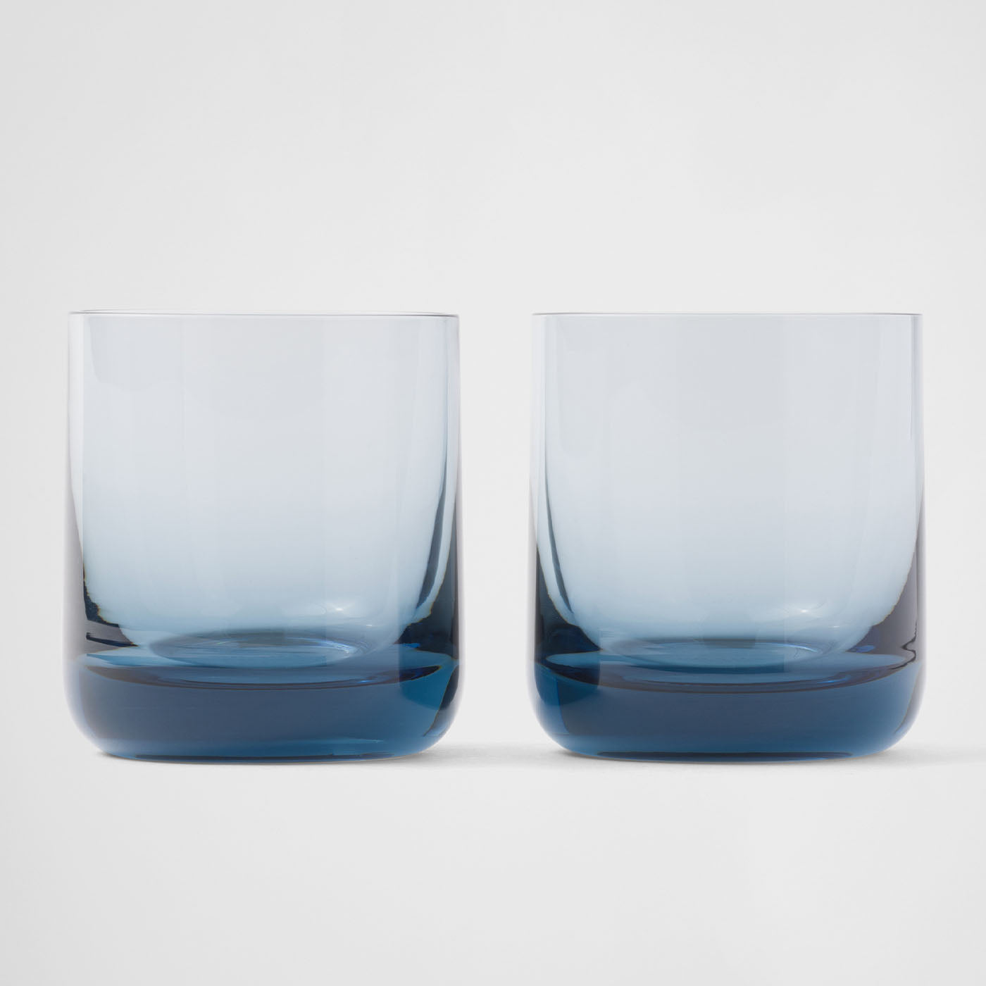 Plinth Set of two Sea Crystal Tumbler Glasses - Alternative view 1