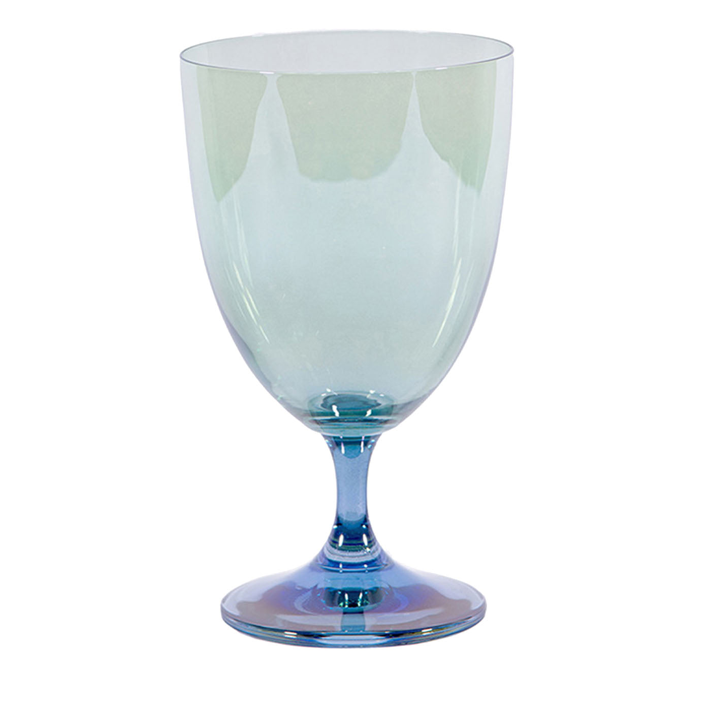 Fleury Set of 2 Blue-To-Green Wine Goblets - Main view