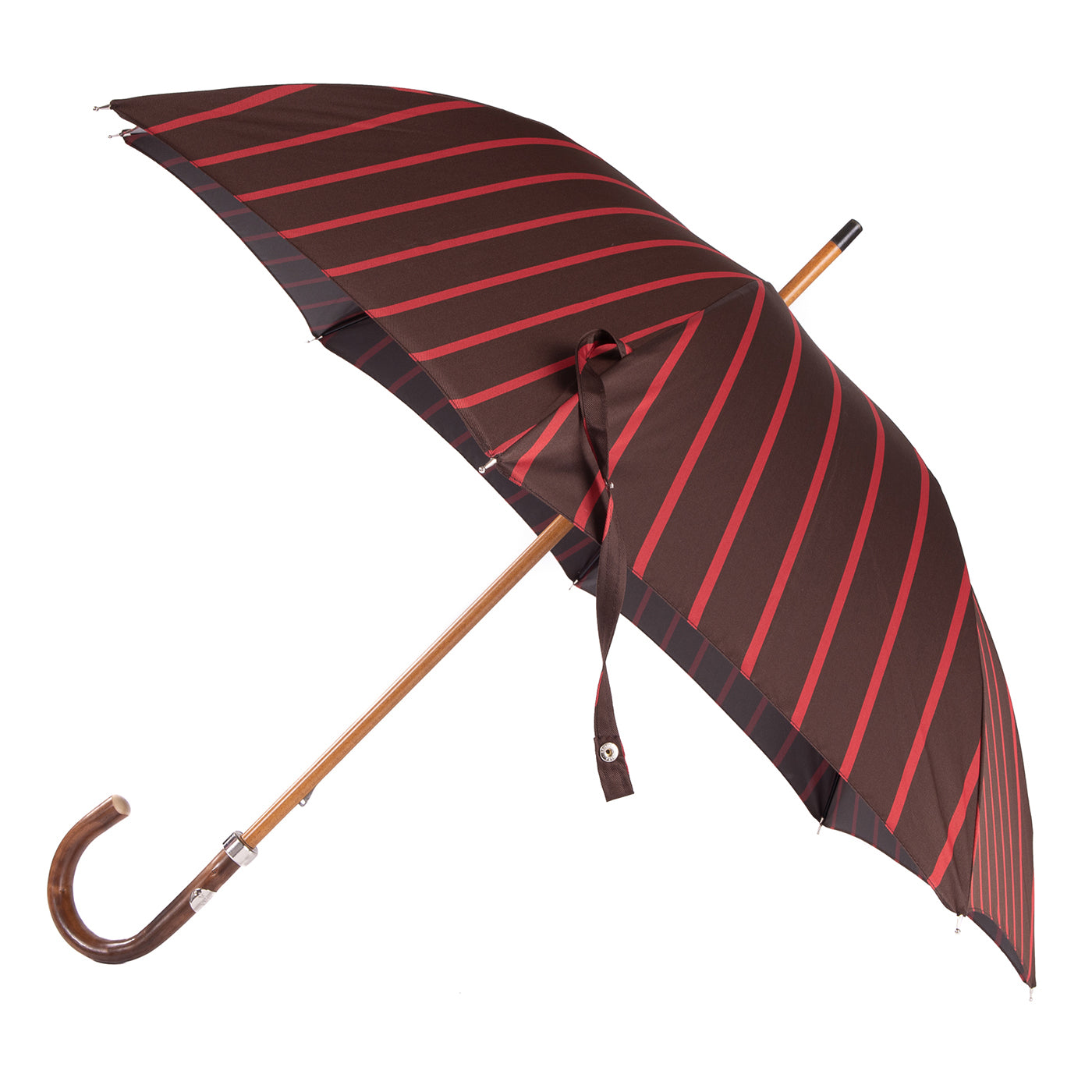 Parapluie régimentaire rouge et brun Fit-Up - Vue principale