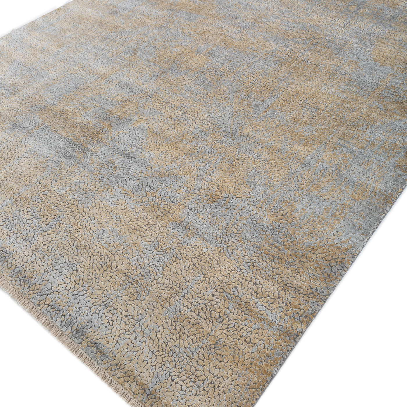 Textured Neutrals Clay & Honey Hand Knotted Rug - Alternative view 3