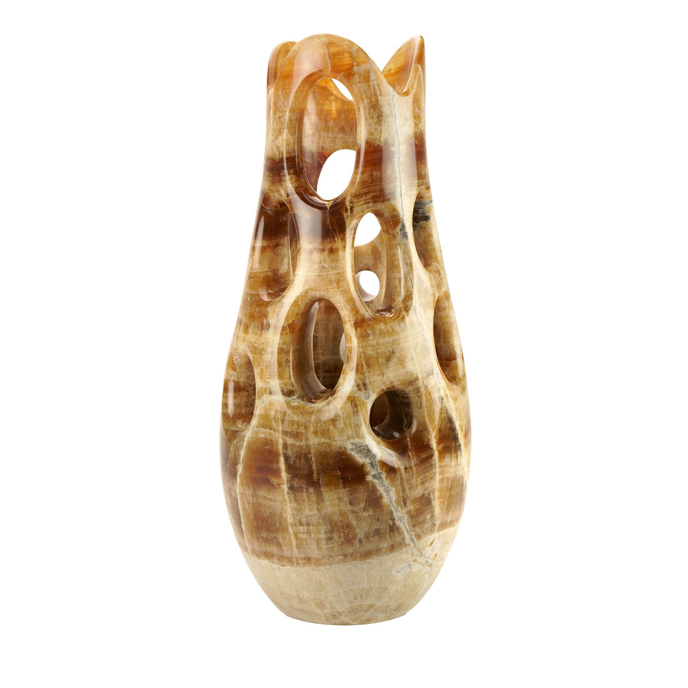 PV04 Vase en onyx ambré - Vue principale