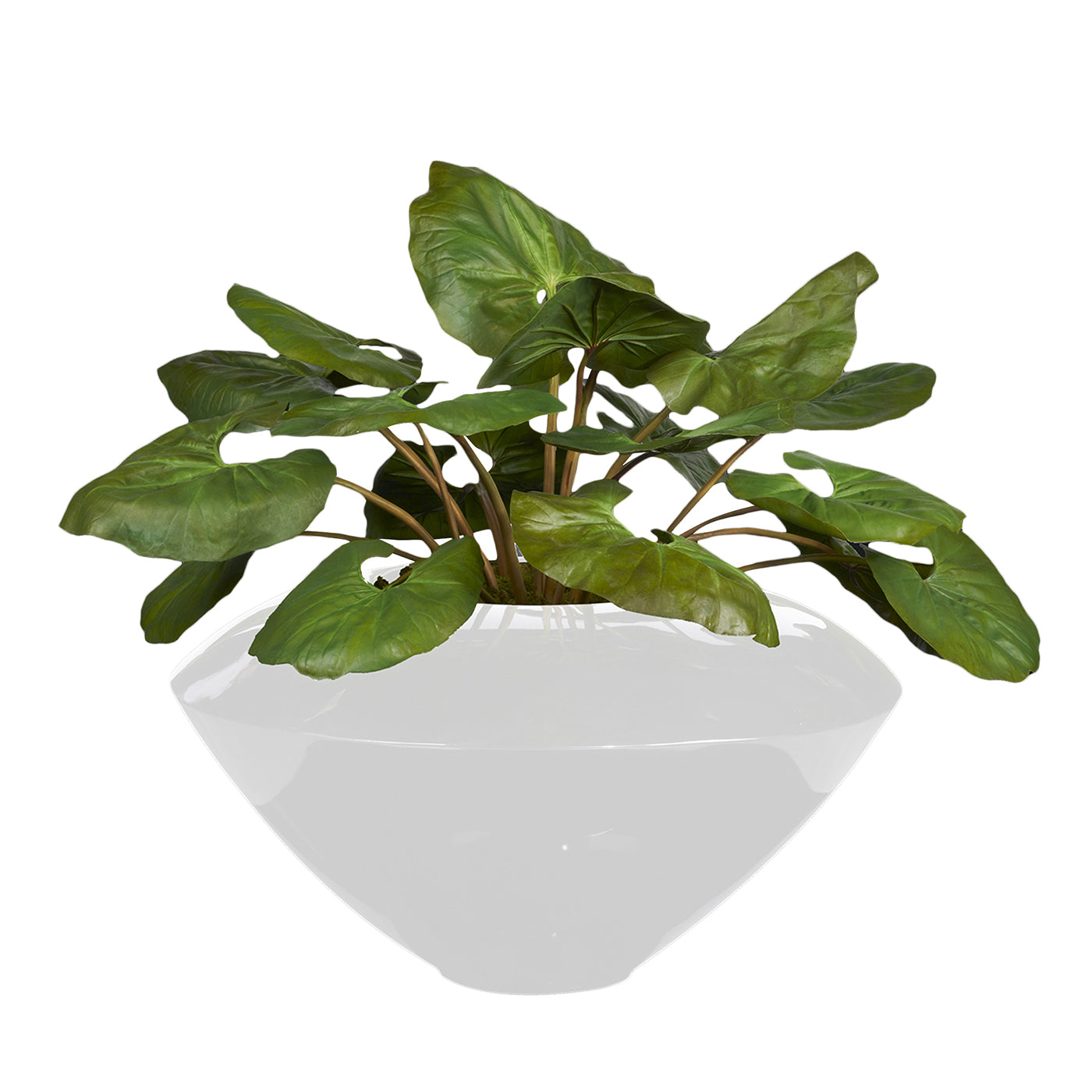 Faux Pflanze Komposition in weißer Vase  - Hauptansicht