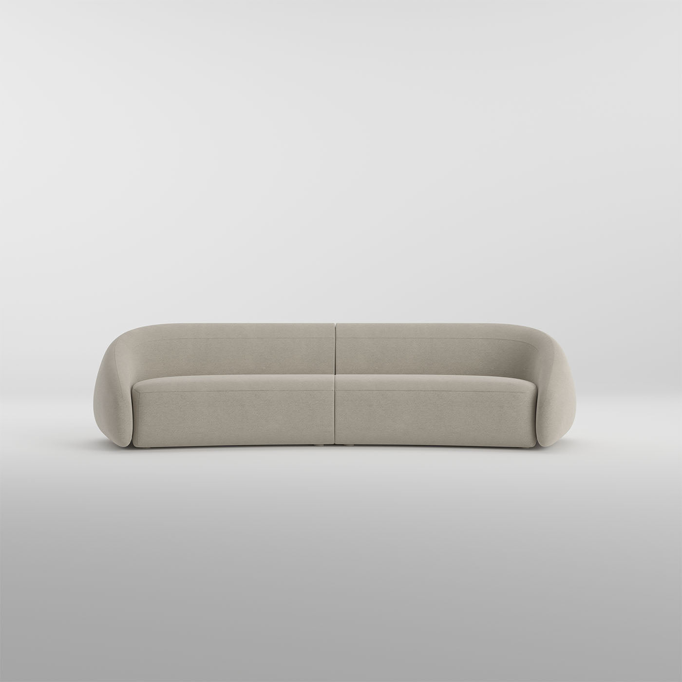 Apper Gray 2-seats Sofa by Antonio Rodriguez - Alternative view 1