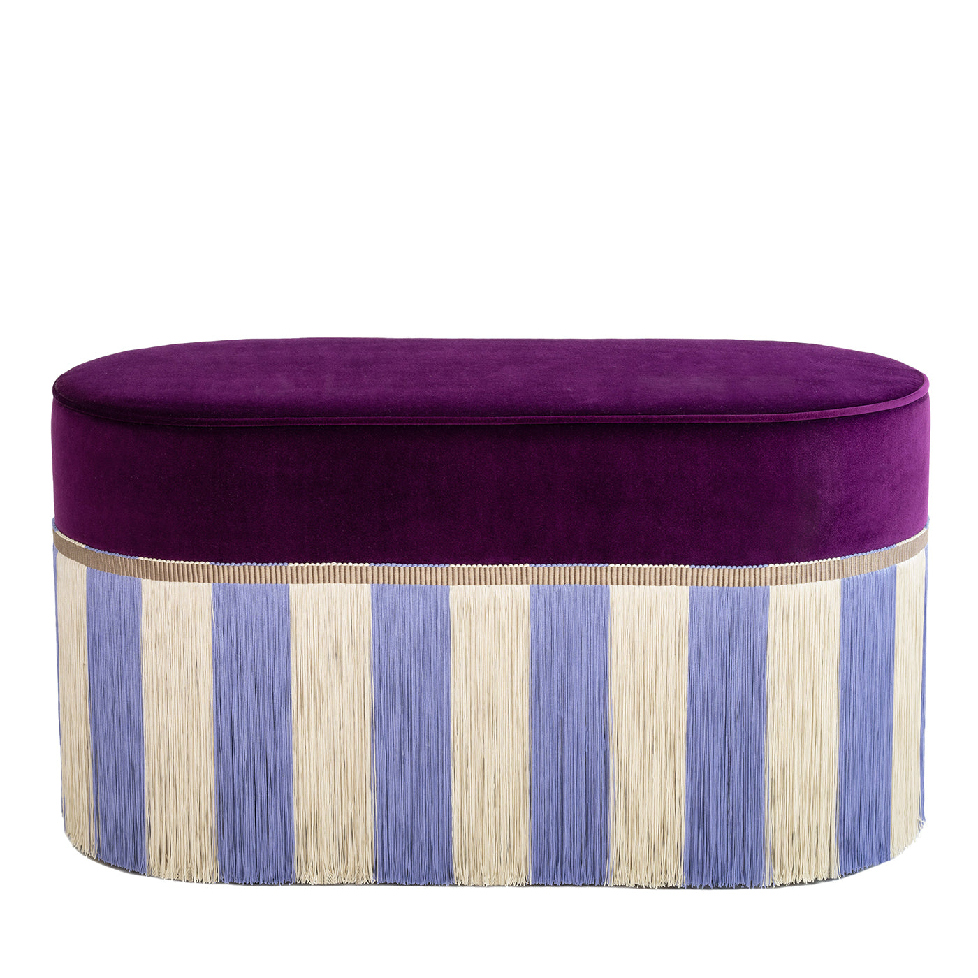 Banco Couture Geometric Riga Oval Purple &amp; Lilac - Vista principal