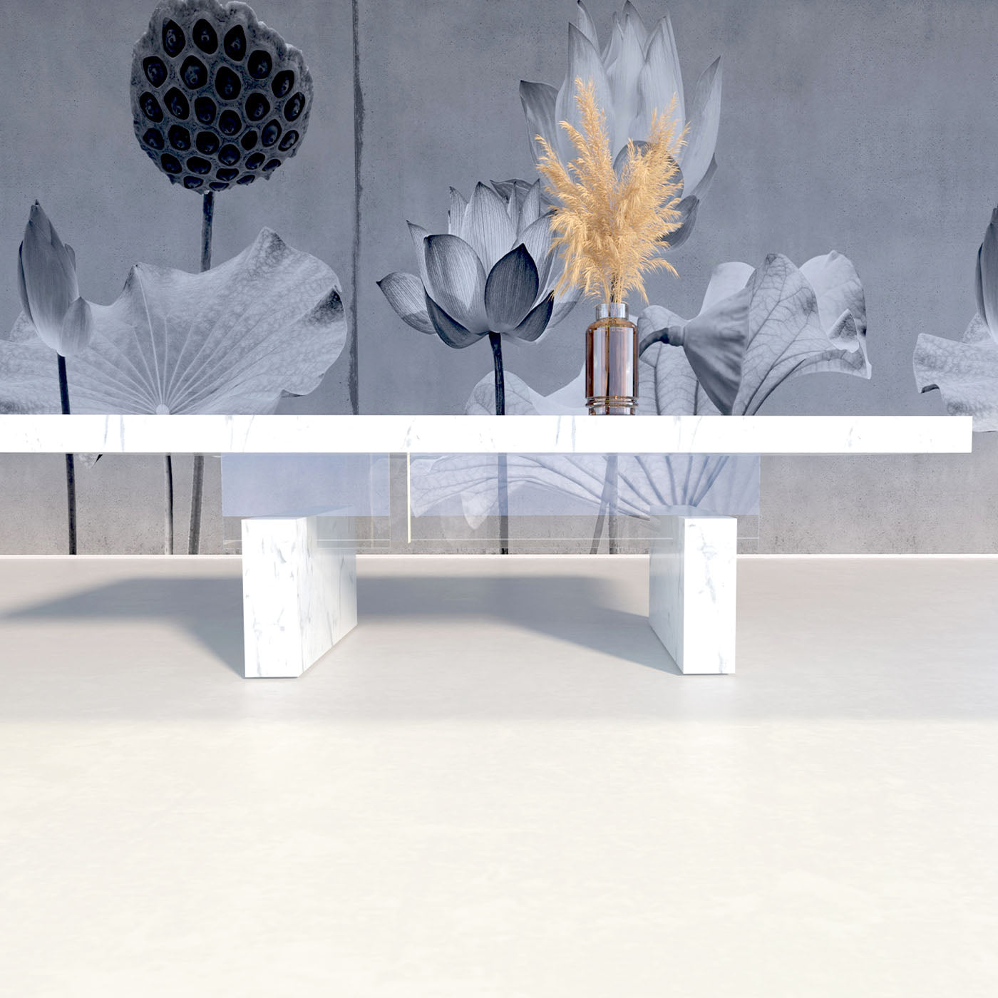 Cut Carrara Dining Table - Alternative view 2