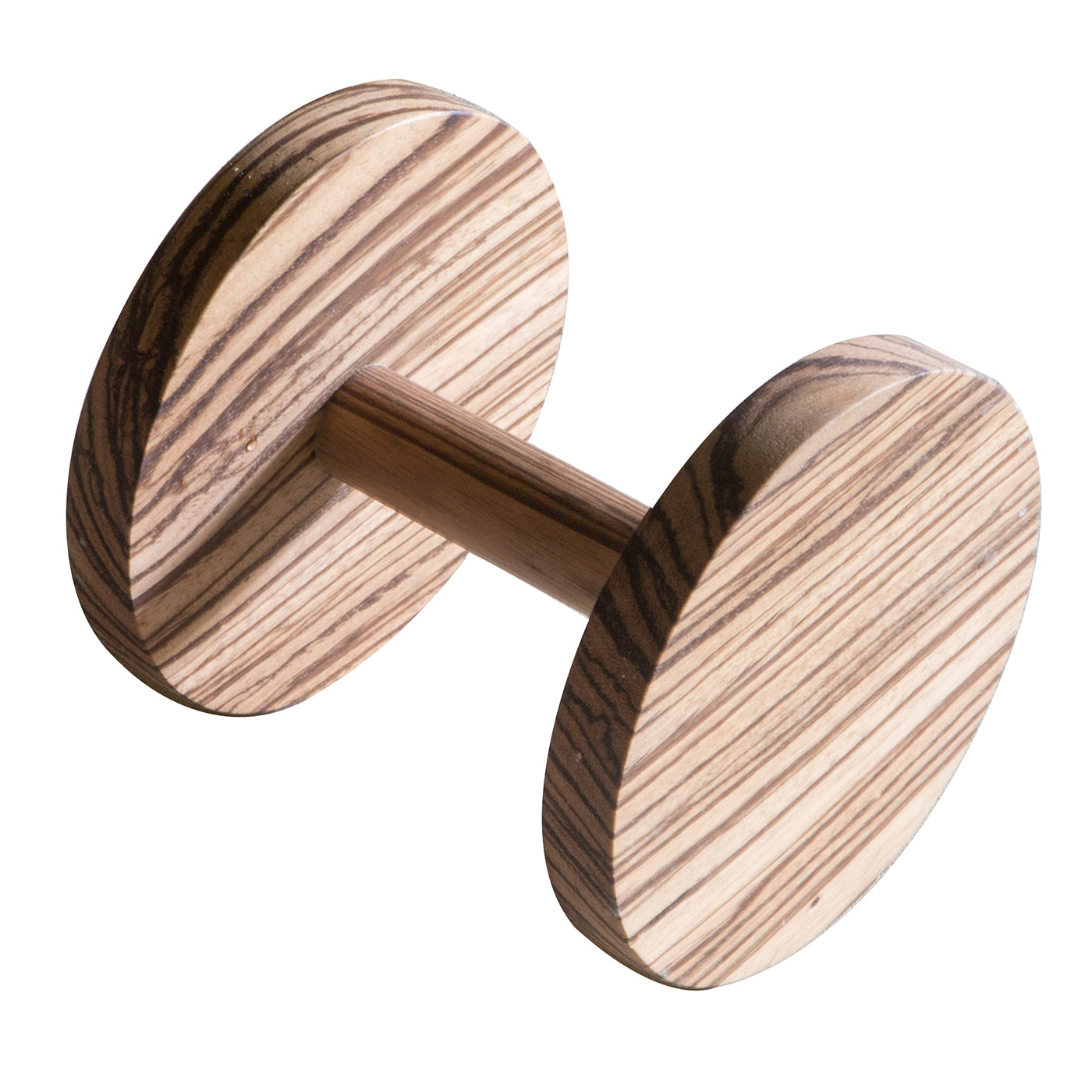 Ora Collection Set of 2 Zebrawood Peso Specifico Weights - Main view