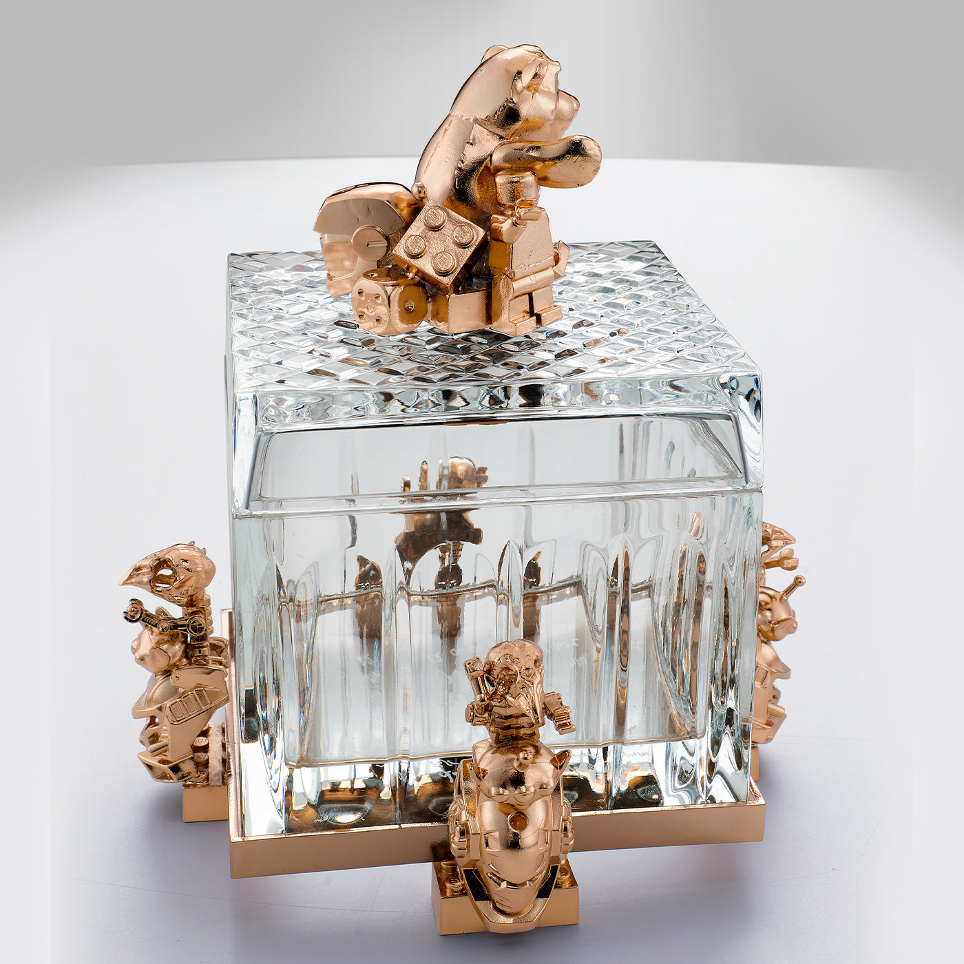 Post War Candy Glass Box by Leo De Carlo - Alternative view 1