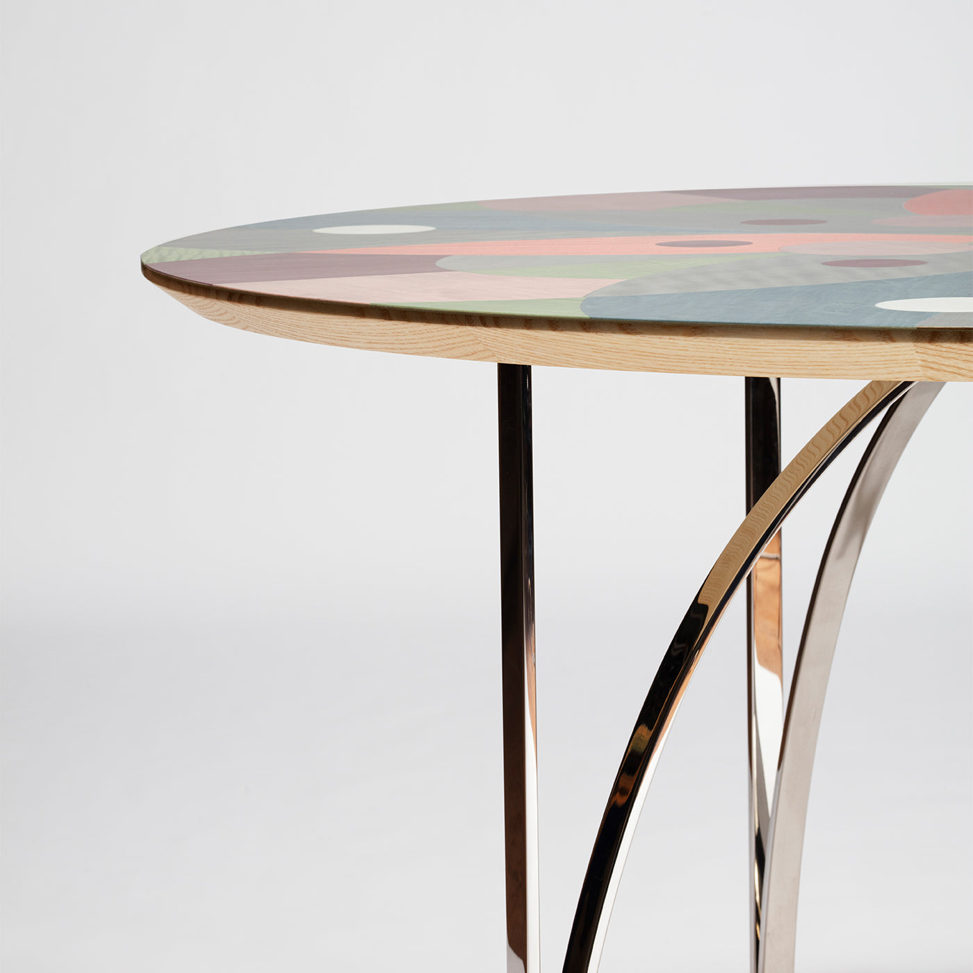 Archie Collection Colored Veneered Dining Table - Alternative view 2