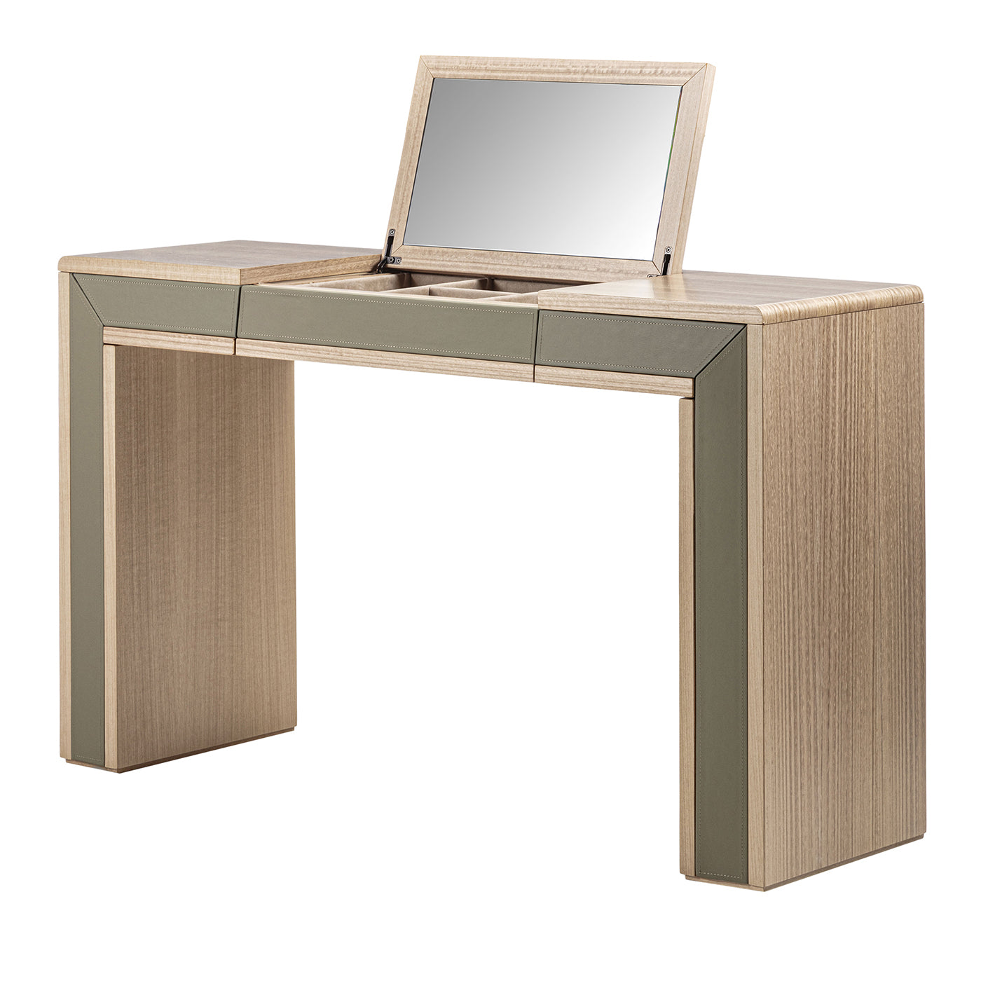 Galileo Lux Leather & Eucalyptus Vanity Desk - Main view